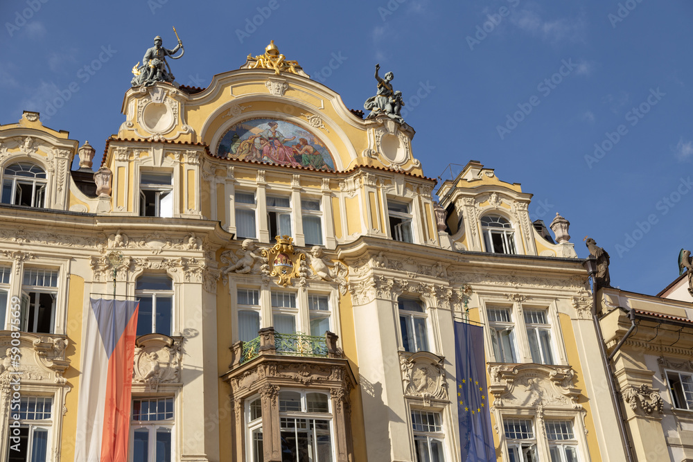 Prag Altstadt Haus Fassade