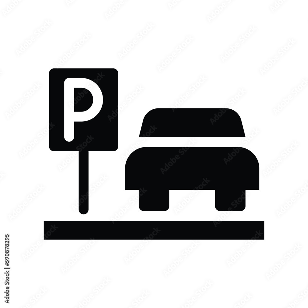 parking car solid icon illustration vector graphic parking car solid icon illustration vector graphic
