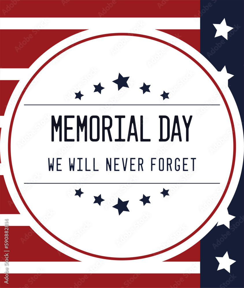 Happy Memorial Day Celebration Vector Design Happy Memorial Day Celebration Vector Design