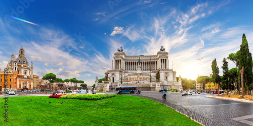 Photos Altar of the Fatherland or Vittoriano, panorama from Venice Square, Rome, Italy