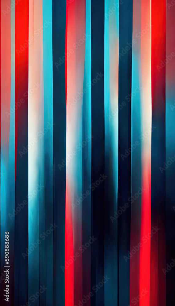 Glowing stripes. Color glitch. Digital artifacts. Red blue gradient lines texture distortion noise art illustration abstract background with free space. Glowing stripes. Color glitch. Digital artifacts. Red blue gradient lines texture distortion noise art illustration abstract background with free space.