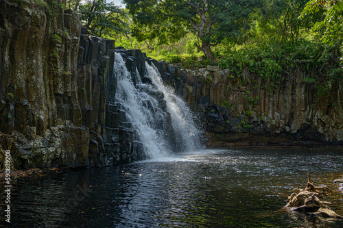 Fototapeta Naklejka Na Ścianę i Meble -  Rochester waterfall, Savanne district of Mauritius