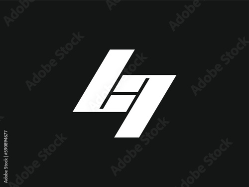 7 77 L LL | Icon Logo Design Vector Illustration | Initial letter monogram template concept. Linear universal elegant creative monochrome symbol. Premium business finance logotype. Luxury fashion sign photo