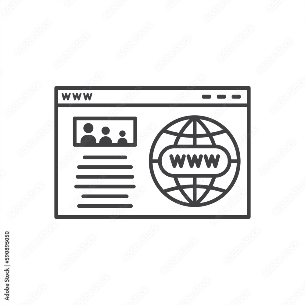 Web icon. Global network icon. Website vector icon. Site flat sign design. Www symbol pictogram. Www icon. UX UI icon Web icon. Global network icon. Website vector icon. Site flat sign design. Www symbol pictogram. Www icon. UX UI icon