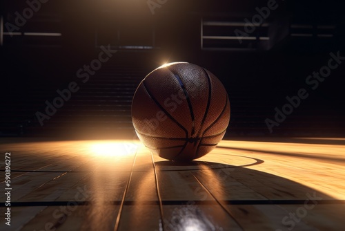 Basketball ball arena. Generate Ai © nsit0108