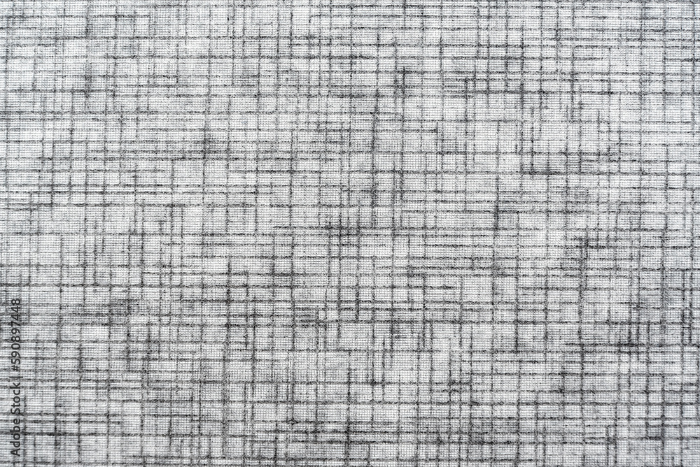 Gray fabric. Material for tailoring. Pattern with straight small dark lines Gray fabric. Material for tailoring. Pattern with straight small dark lines