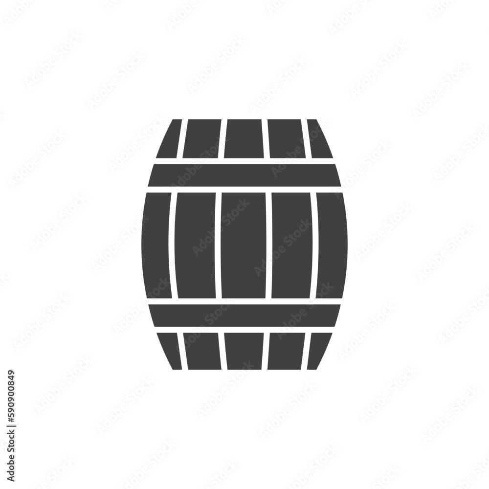 Wooden barrel icon. Wine barrel icon. Barrel flat vector sign. Wine barrel sign. UX UI icon Wooden barrel icon. Wine barrel icon. Barrel flat vector sign. Wine barrel sign. UX UI icon