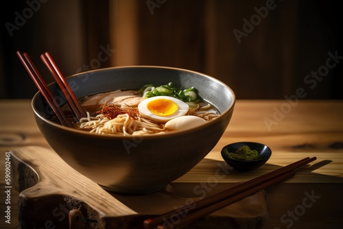 photo illustration of noodles ramen