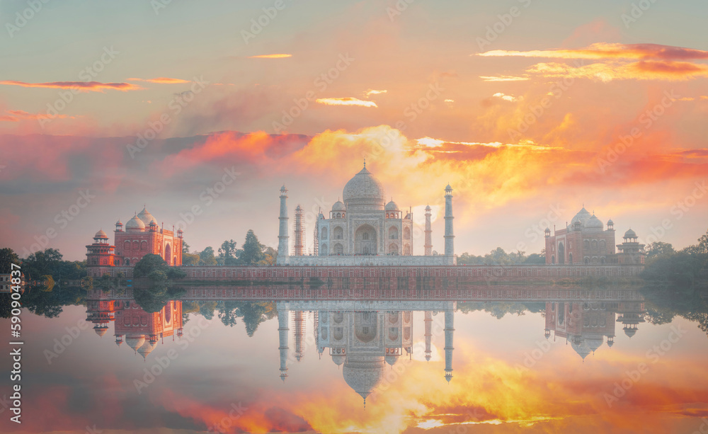 monument architecture Taj Mahal in Agra
