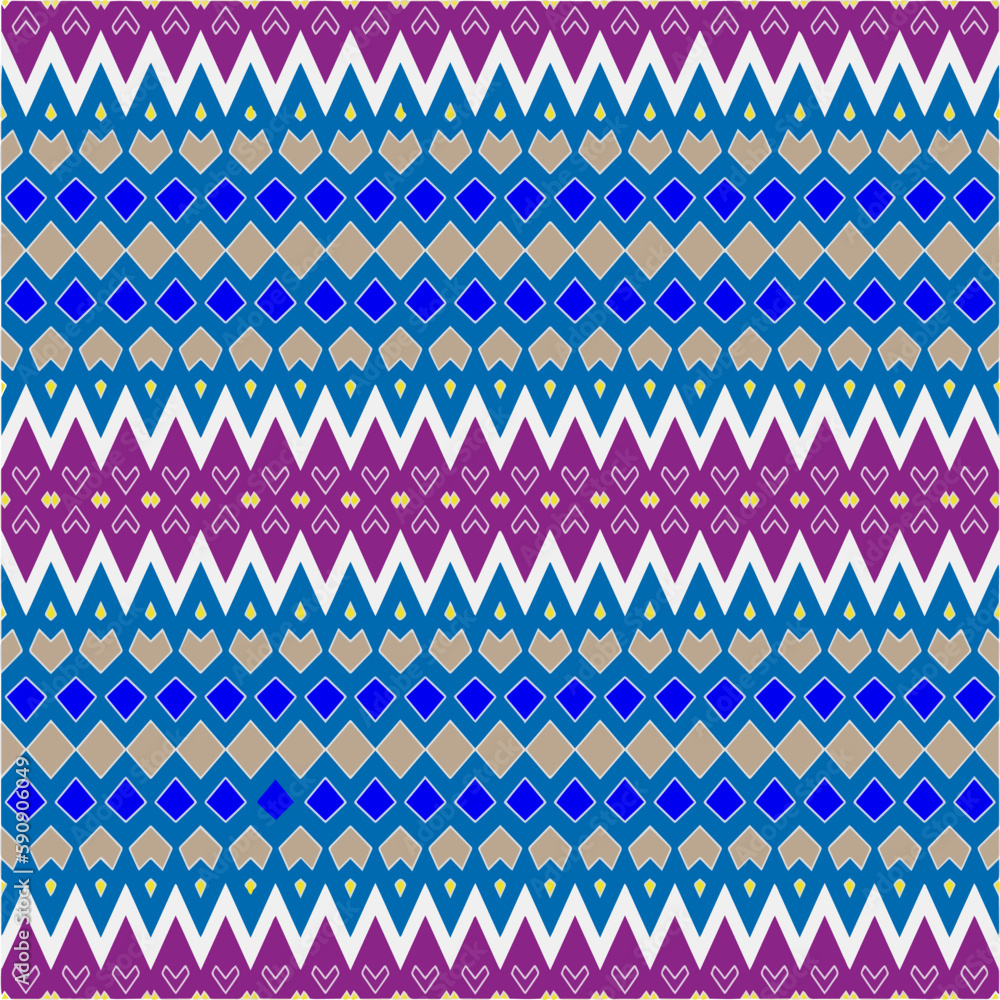 Abstract seamless pattern with ethnic aztec ornament. Boho design. Aztec pattern. Folk stylized print template for paper and fabric. Summer fashion. Abstract seamless pattern with ethnic aztec ornament. Boho design. Aztec pattern. Folk stylized print template for paper and fabric. Summer fashion.
