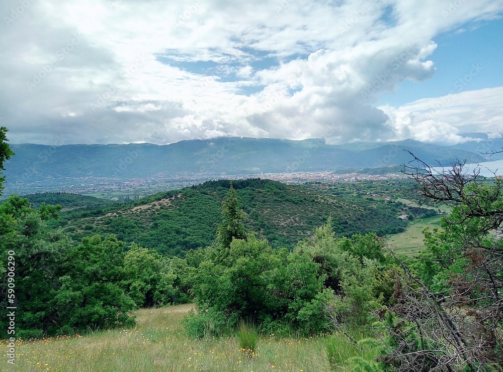 view from the mountain(Ohrid) 