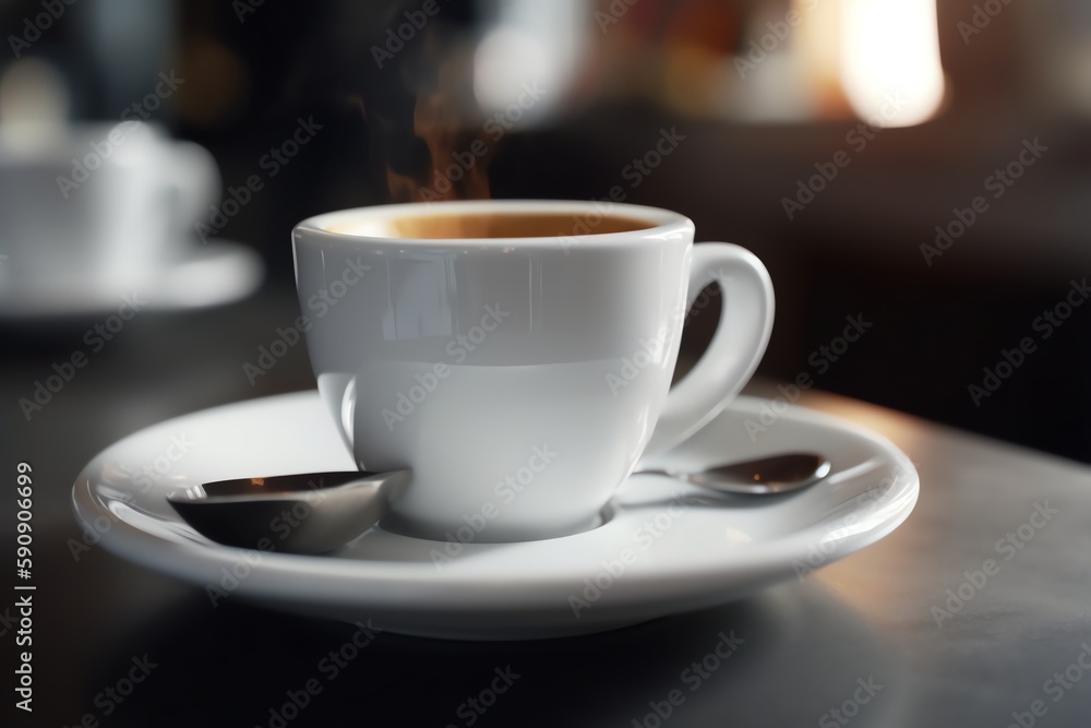 cup of hot coffee and coffee beans dynamic background cup of hot coffee and coffee beans dynamic background
