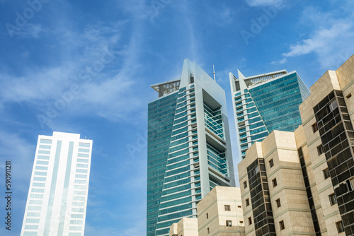 Modern buildings in the city center of Riyadh, Saudi Arabia photo