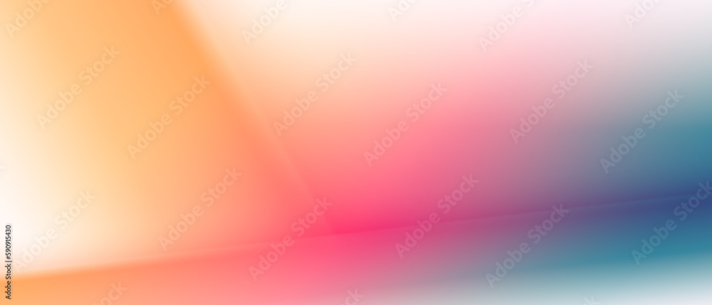 Multicolor Rainbow blurred color background. Colorful abstract bright with gradient template for any brand book. Abstract gradient rainbow color or light color wallpaper