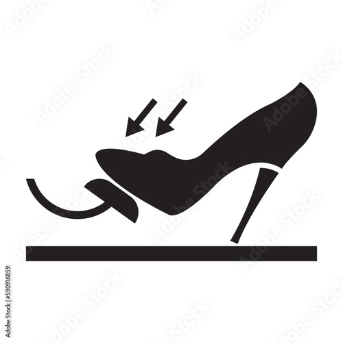 Foot in the Boot Presses Gas or Brake Pedal icon