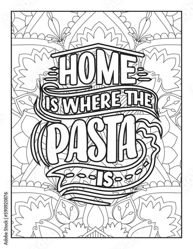 motivational quotes coloring pages design .inspirational words coloring book pages design. Hand drawn with inspiration word. Coloring for adult and kids. Vector Illustration. Positive quotes coloring 
