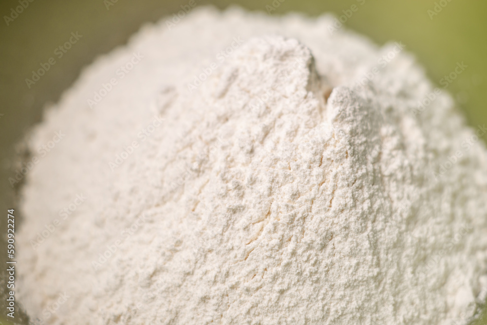 Flour sprinkled with close-up slide. Coarse flour is poured. Preparation for cooking. Flour sprinkled with close-up slide. Coarse flour is poured. Preparation for cooking.