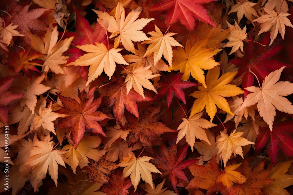 Full of Red Maple Leaves on the Ground - Generative AI
Full of Red Maple Leaves on the Ground - Generative AI