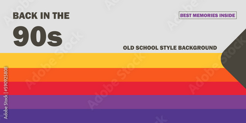 Old video cassette background. Old school and back to 90s concept background.