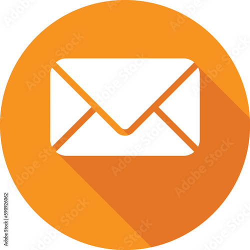 Flat Message icon vector, Inbox, Email , Envelope Mail and Bubble Chat Icon vector Illustration for web and mobile apps contact icons