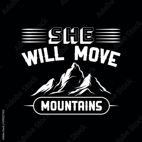 Camping Adventures mountains Outdoors Vector illustration t-shirt design Graphic T-Shirt Design