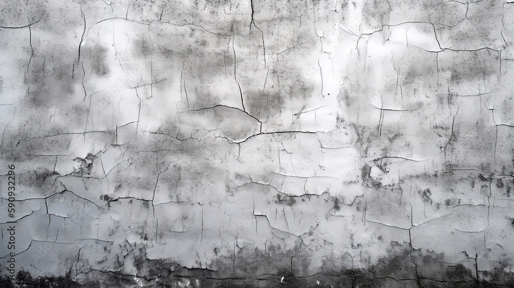 Textured concrete wall in a cool, neutral gray tone, the surface showcases natural imperfections