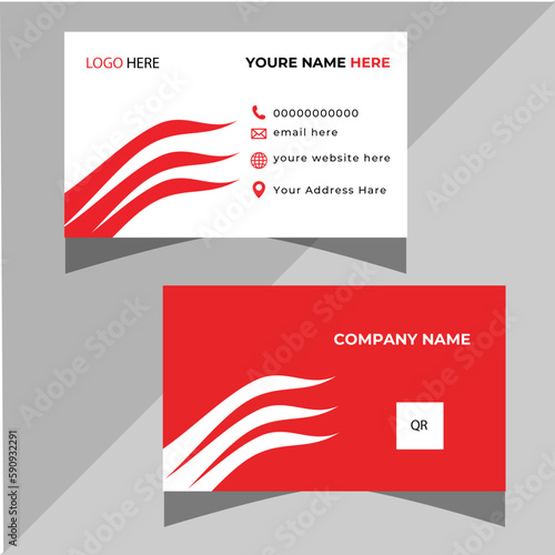 New business card design Luxury and creative business card design
 simple clean template vector design.


