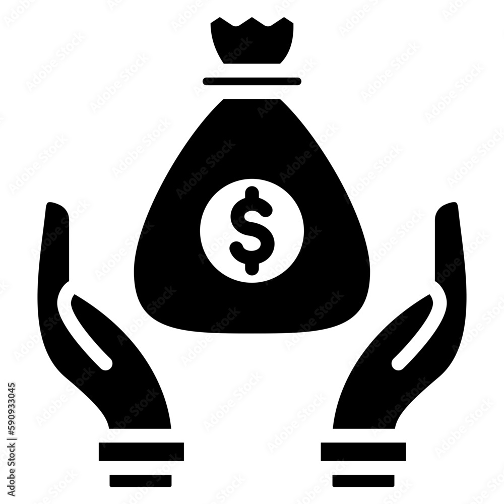 money bag, business and finance icon. money bag, business and finance icon.