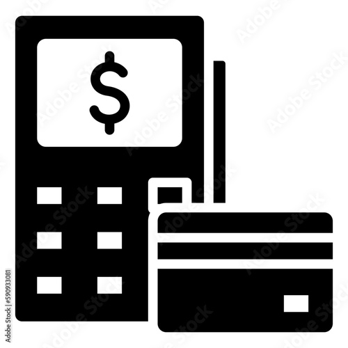 edc machine, business and finance icon.