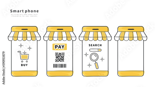 スマートフォン　オンラインショッピング