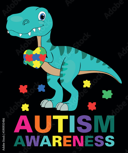 Dinosaur Autism Puzzle T-Shirt, Embrace Differences Shirt, Autism Awareness Shirt, Autism Support Shirt, Autism Gift, Autism Month Shirt