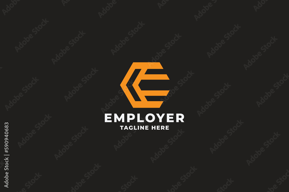 Employer Letter E Pro Logo Template
Employer Letter E Pro Logo Template