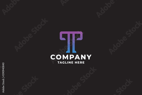 Teratek Letter T Pro Logo Template
