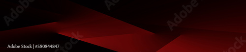 Obraz na płótnie Black red color abstract modern luxury background. Geometric shape. Triangles, squares, rectangles, stripes, lines. Futuristic. 3d effect. Gradient. Template. Minimal. Web banner. Wide. Panoramic. w salonie