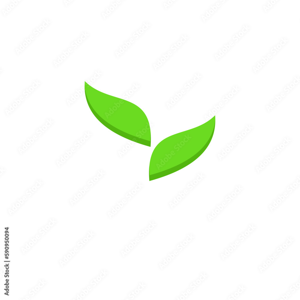 fresh green leaf design vector fresh green leaf design vector