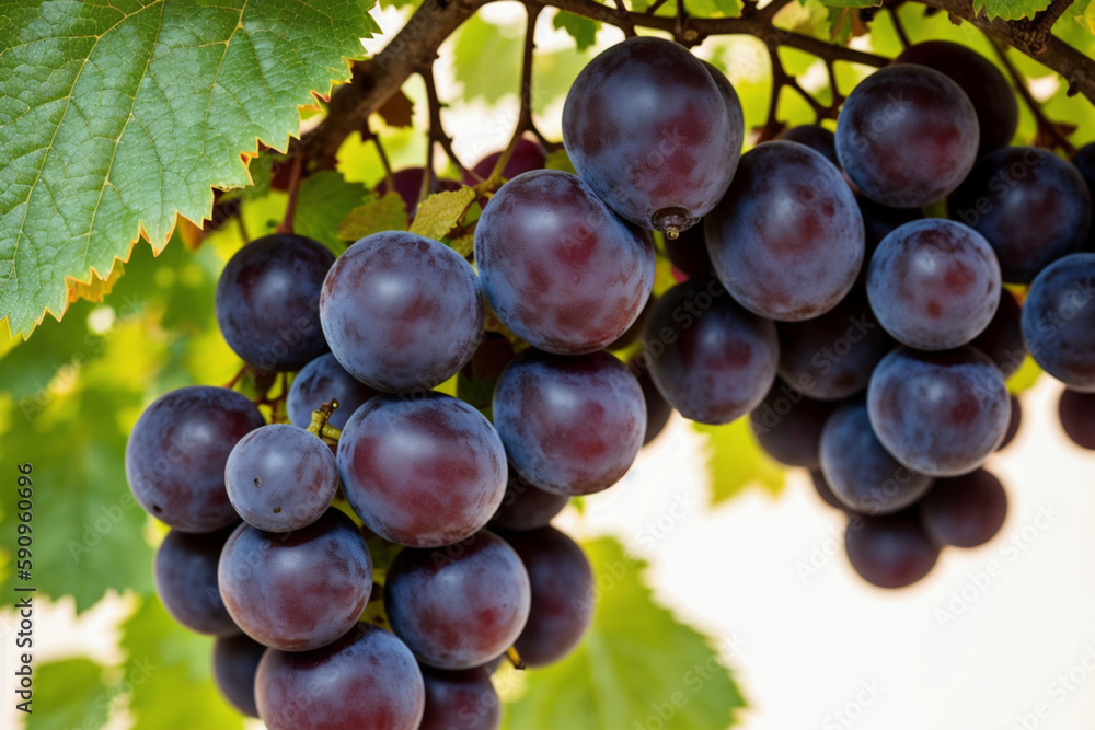 Fototapeta premium Grape. Generative AI