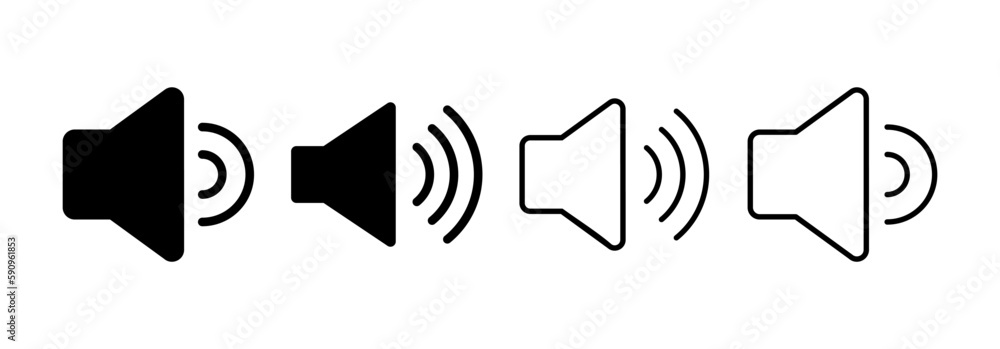 Speaker icon vector for web and mobile app. volume sign and symbol. loudspeaker icon. sound symbol Speaker icon vector for web and mobile app. volume sign and symbol. loudspeaker icon. sound symbol