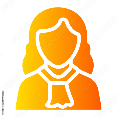 judge gradient icon