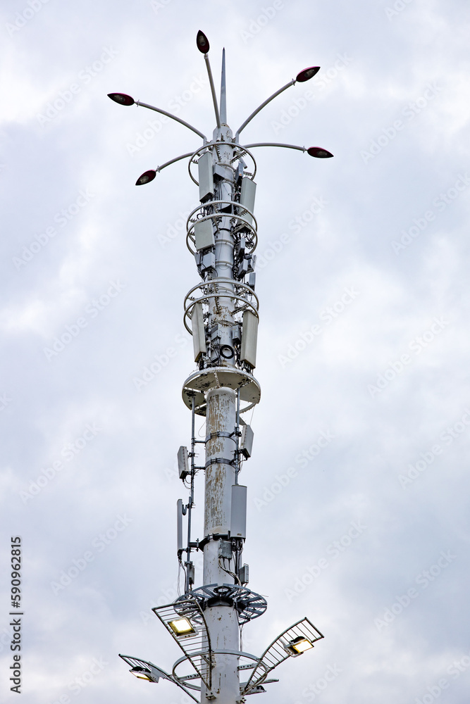 Obraz premium tower with antennas