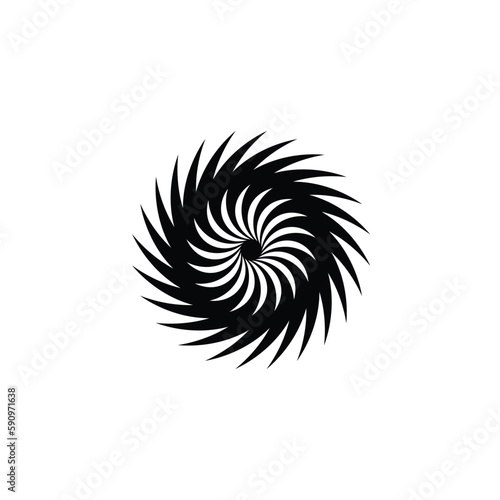 hurricane logo symbol icon illustration vector for company