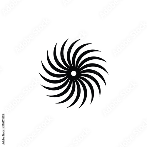 hurricane logo symbol icon illustration vector for company