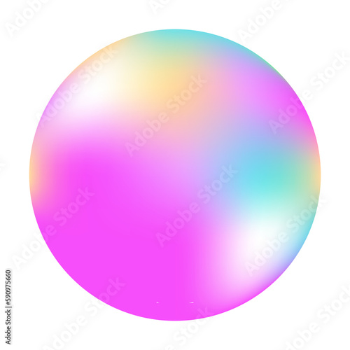 Fototapeta Naklejka Na Ścianę i Meble -  Gradient 3d geometric shape vector