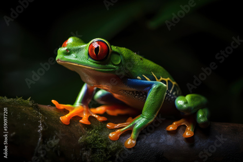 red eyed tree frog © Jeremy