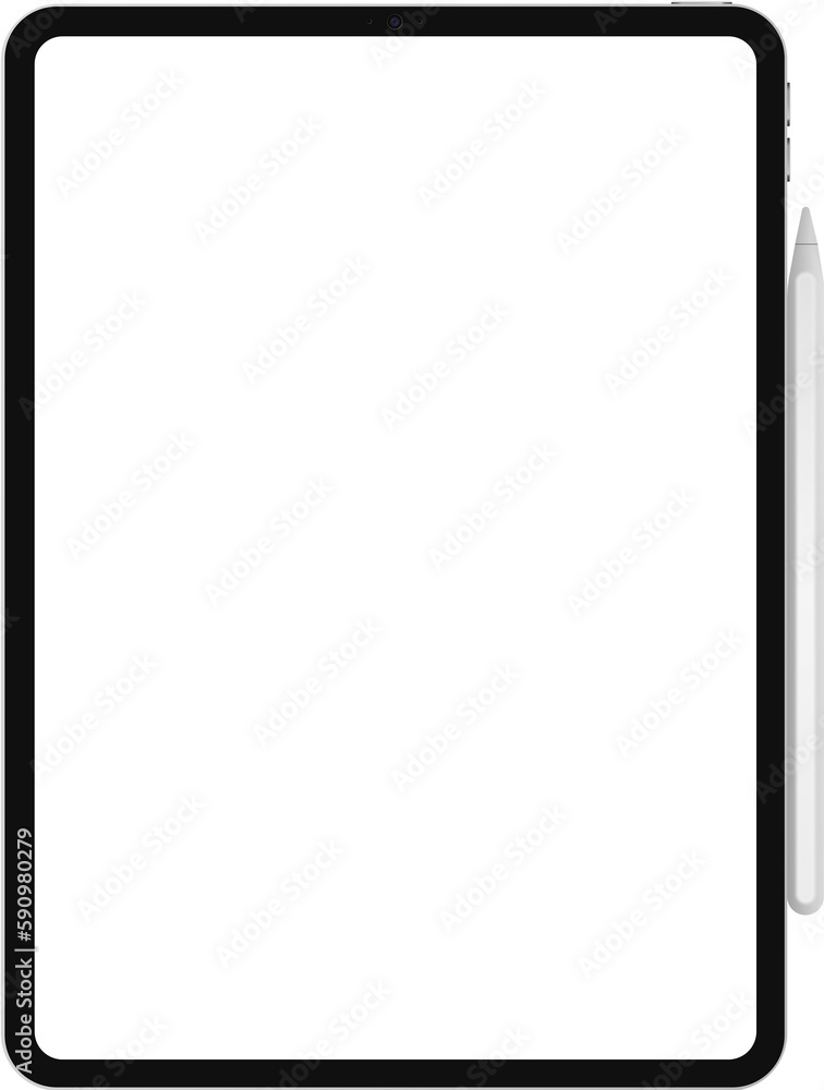 realistic ipad pro black screen mockup with stylus pen realistic ipad pro black screen mockup with stylus pen