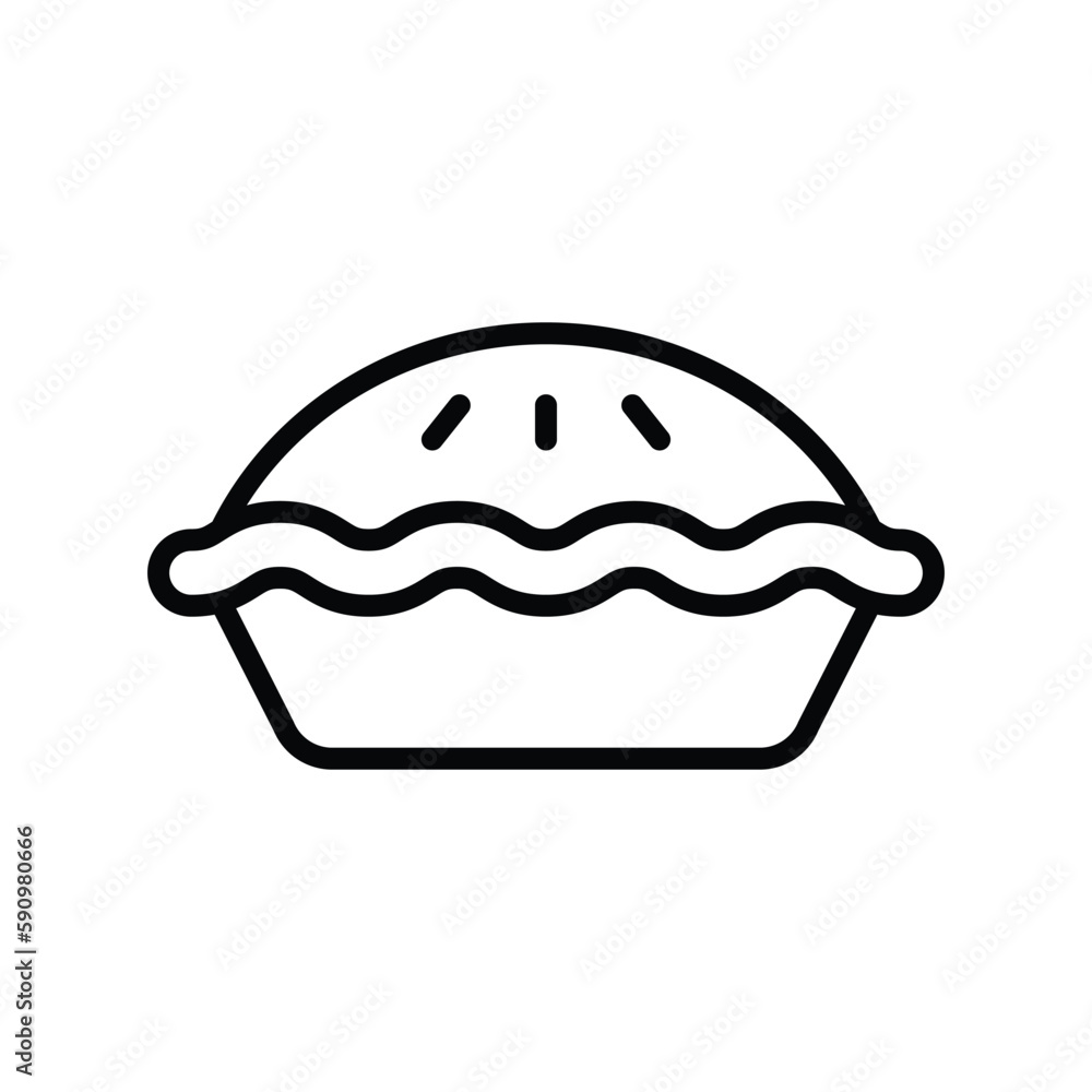pie icon vector design template in white background pie icon vector design template in white background