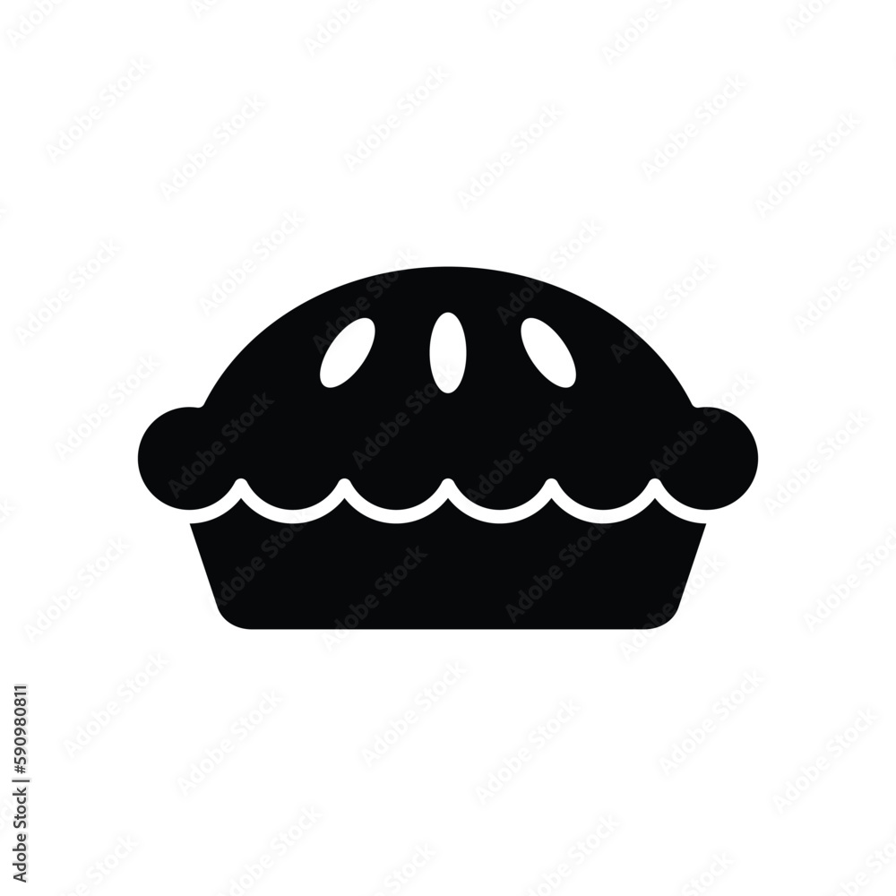 pie icon vector design template in white background pie icon vector design template in white background