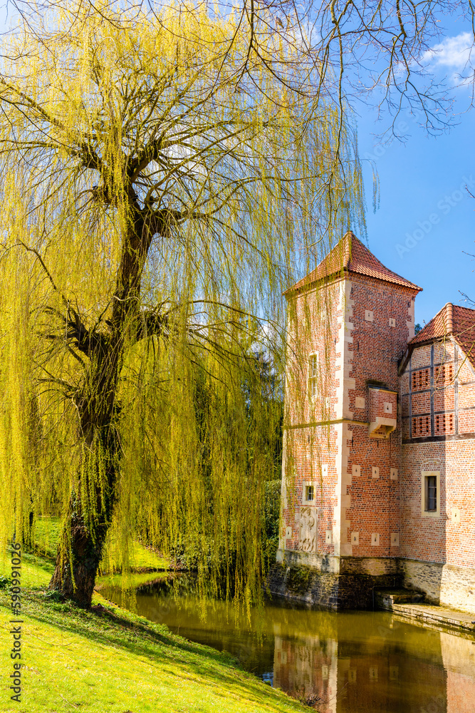 Obraz premium Burg Hulshoff, Munster, Castle and park