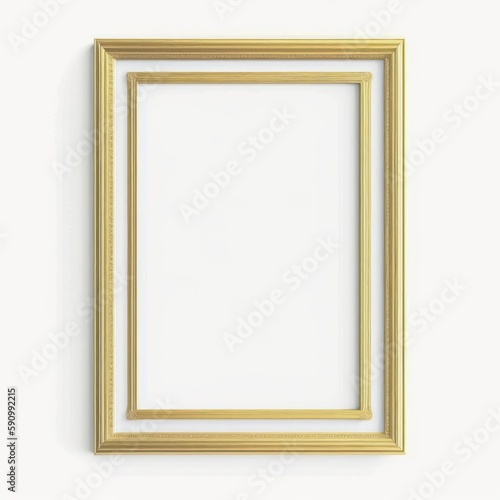 Gold frame, wooden frame