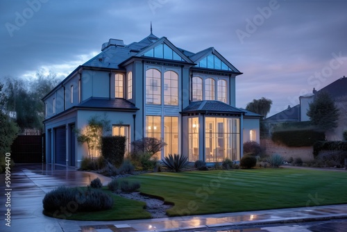 Luxury stone French mansion...