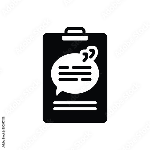 Black solid icon for remarkable 